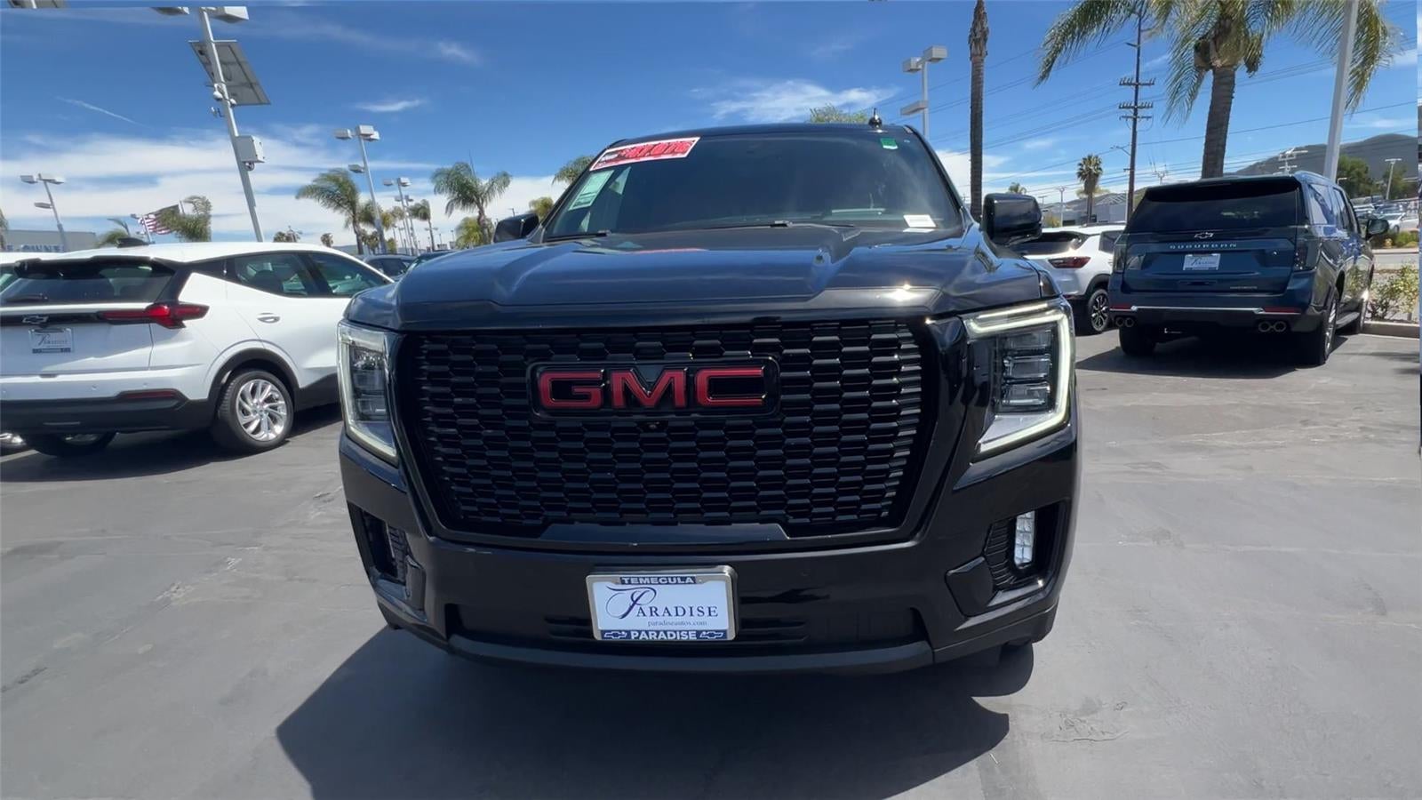 2021 GMC Yukon — rear three-quarter view